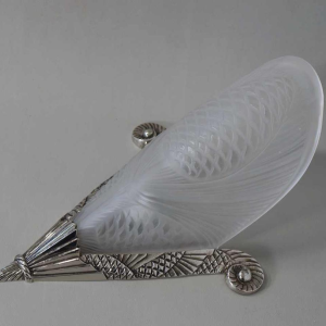 L.VANDAMME & DEGUÉ : paire d'appliques art deco, 1930 France