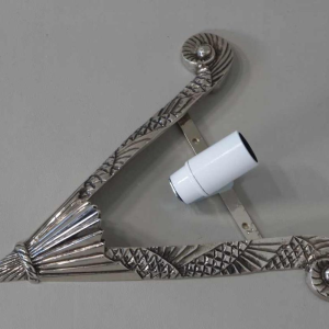 L.Vandamme & Degué : a pair of French art deco wall sconces, 1930 France