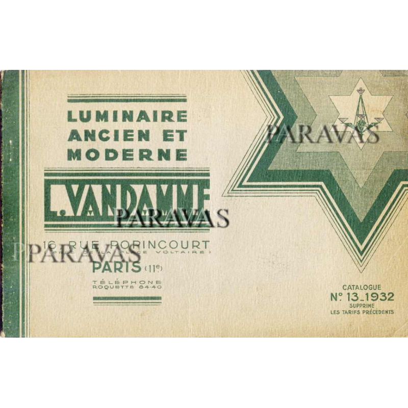 L.VANDAMME & DEGUÉ : paire d'appliques art deco, 1930 France