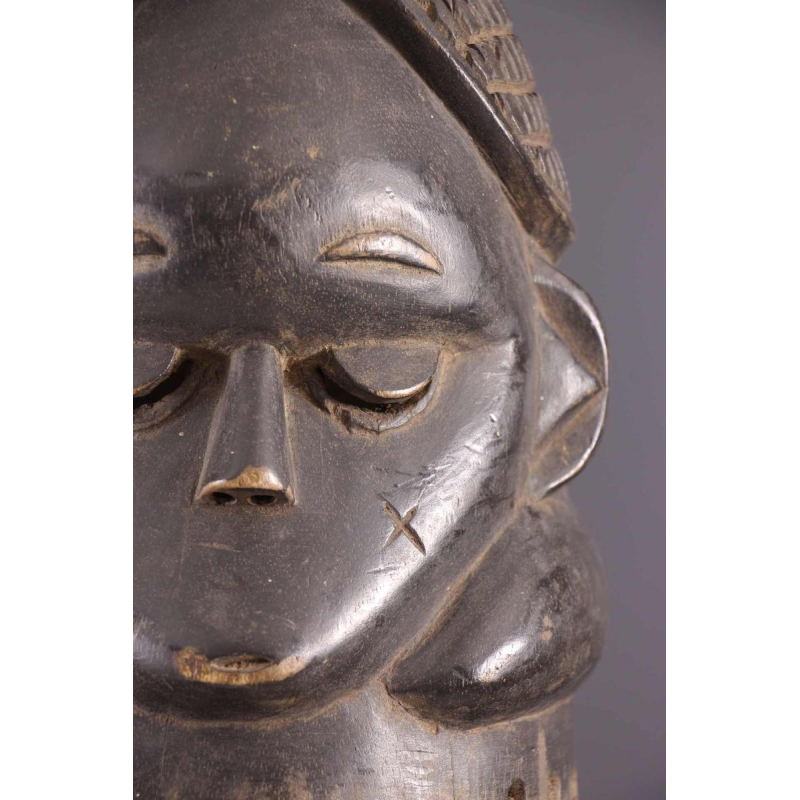 Afrikaanse stammenkunst - Heaume Mende Bundu Soweit masker
