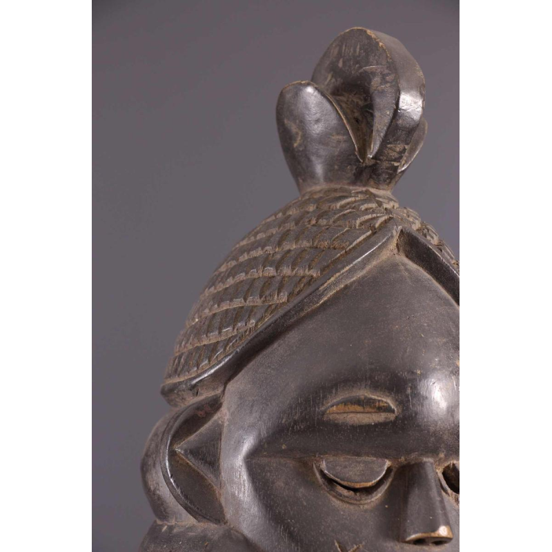 Art Tribal Africain - Masque Heaume Mende Bundu Soweit