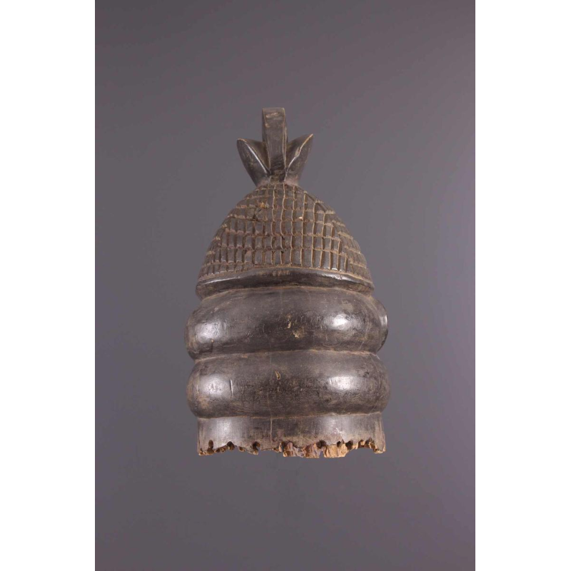 Art Tribal Africain - Masque Heaume Mende Bundu Soweit