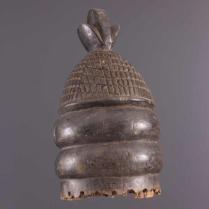 Art Tribal Africain - Masque Heaume Mende Bundu Soweit