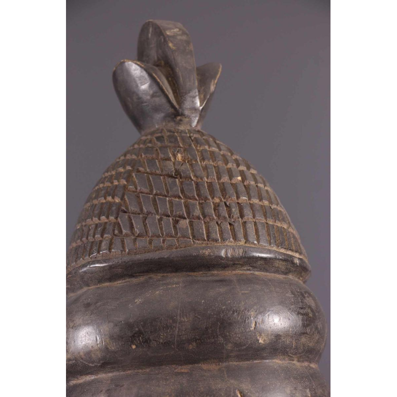 Afrikaanse stammenkunst - Heaume Mende Bundu Soweit masker