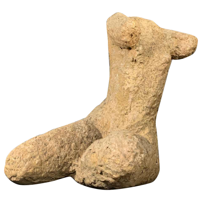 MARIO PERUGGINI, Naked Woman Sculpture, Terracotta, Unique Piece, 1960s