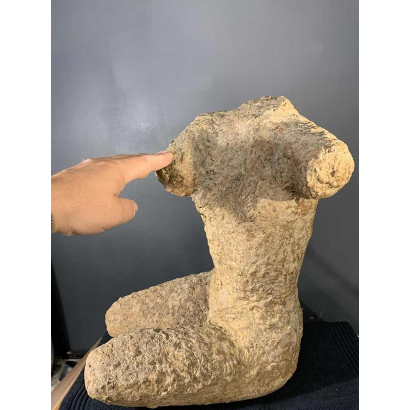 MARIO PERUGGINI, Naked Woman Sculpture, Terracotta, Unique Piece, 1960s