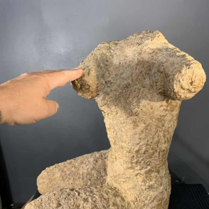 MARIO PERUGGINI, Sculpture Femme nue, Terre Cuite, Pièce Unique, 1960s