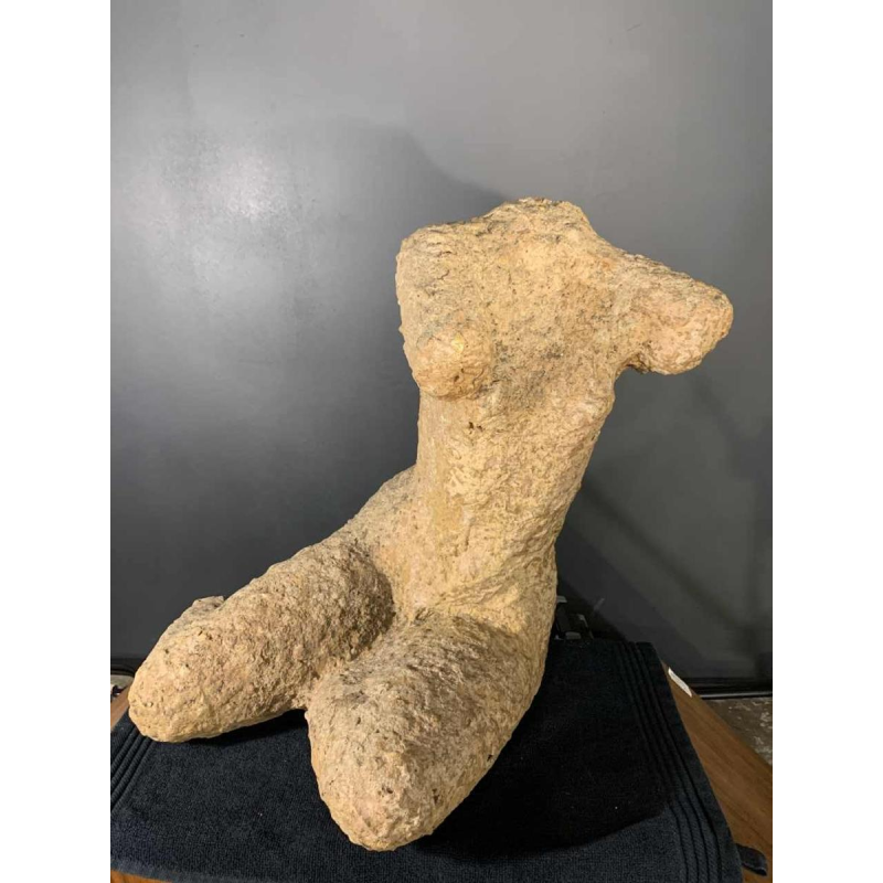 MARIO PERUGGINI, Naked Woman Sculpture, Terracotta, Unique Piece, 1960s