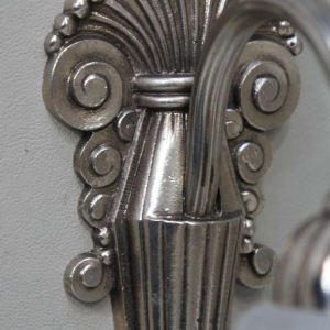 A.Richard & Muller frères : paire d'appliques art deco, 1930 France