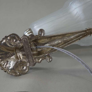 A.Richard & Muller frères : a pair of French art deco wall sconces, 1930 France