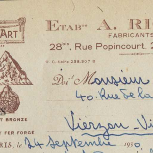 A.Richard & Muller frères : a pair of French art deco wall sconces, 1930 France