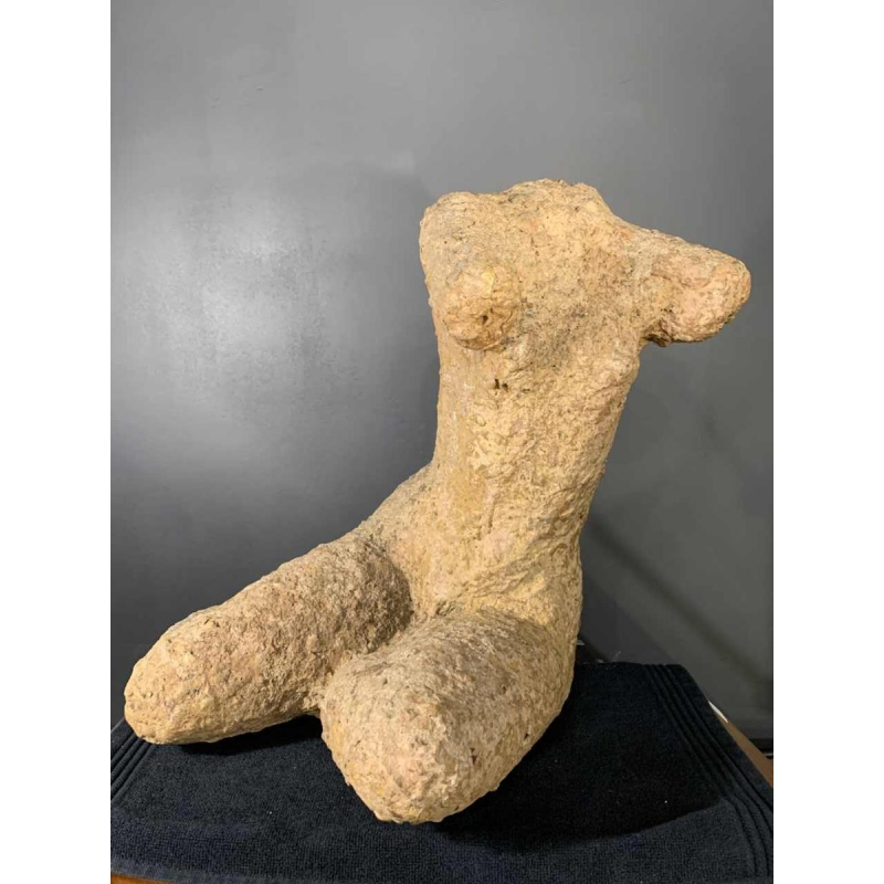 MARIO PERUGGINI, Sculpture Femme nue, Terre Cuite, Pièce Unique, 1960s