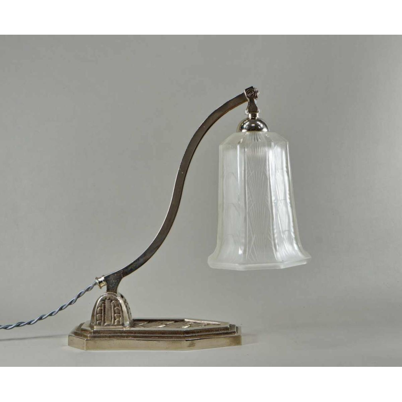 Hettier & Vincent : Franse 1930 art deco lamp