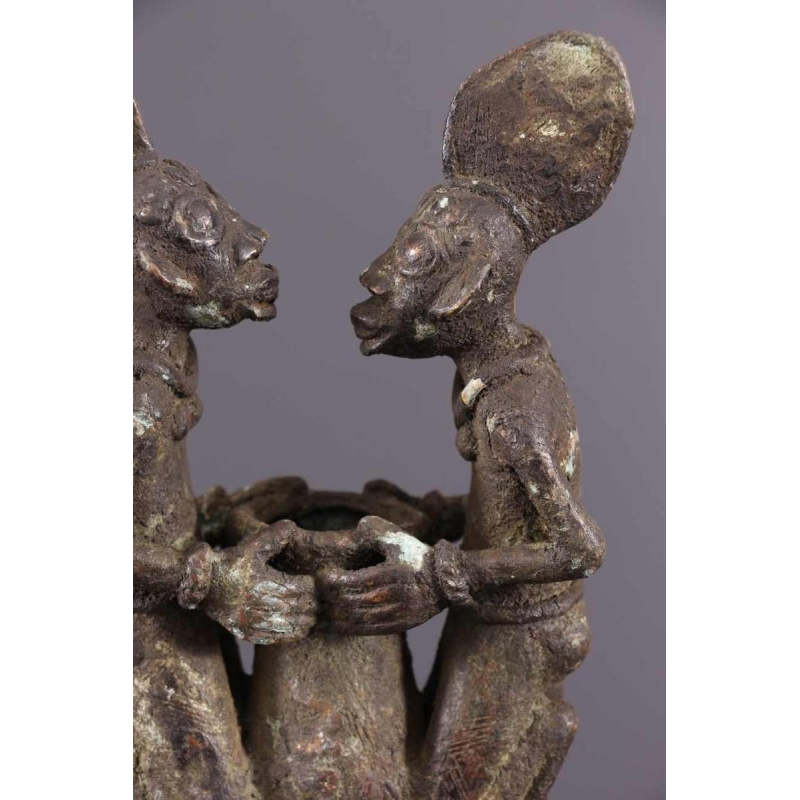 Afrikaanse stammenkunst - echtpaar Vere, Durun, Kameroen