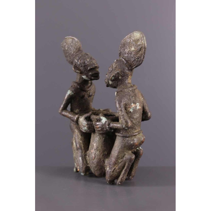 Art Tribal Africain - Couple Vere, Durun, Cameroun