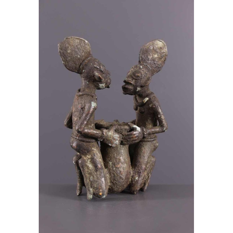 African Tribal Art - Vere couple, Durun, Cameroon