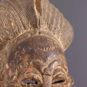 Afrikaans Baoule portretmasker uit Ivoorkust