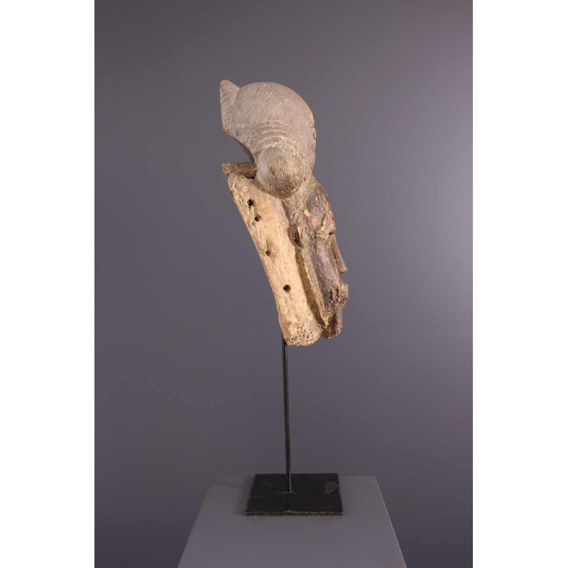 Afrikaanse stammenkunst - Baoule portretmasker uit Ivoorkust