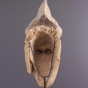 Art Tribal Africain Masque portrait des Baoule de Côte d'Ivoire
