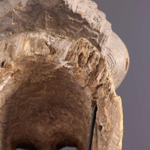 Art Tribal Africain Masque portrait des Baoule de Côte d'Ivoire