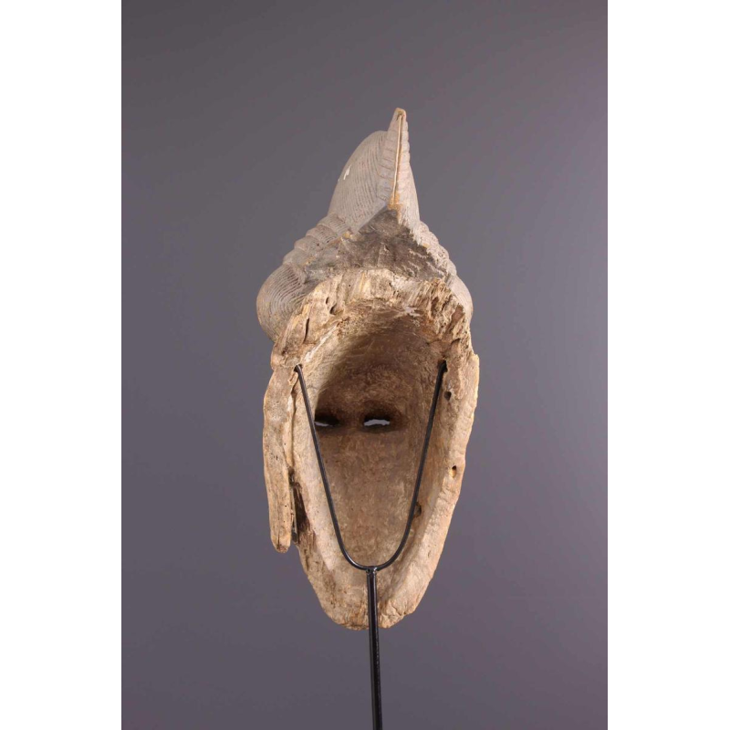 Afrikaanse stammenkunst - Baoule portretmasker uit Ivoorkust