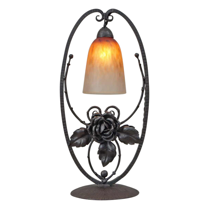 Schneider : lampe art déco. France 1930