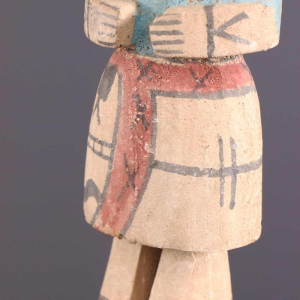 Tribal Art  Hopi Kachina pop  polychroom houten sculptuur, Arizona 20e eeuw