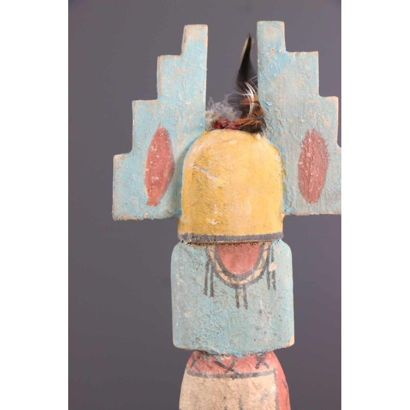 Tribal Art  Hopi Kachina doll  polychrome wood sculpture, Arizona 20th century