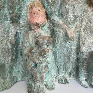 Mady Andrien "Photo de famille", sculpture groupe en bronze E.A., XXIe s