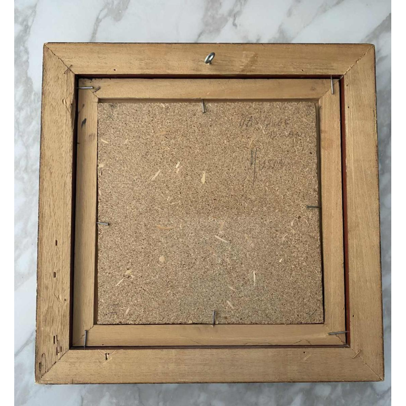 Maurice Musin “Masque blanc” schilderij olieverf op paneel, eind 20e eeuw