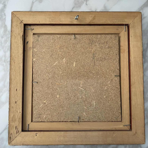 Maurice Musin "Masque blanc" tableau huile sur panneau, fin du XXe s