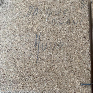 Maurice Musin “Masque blanc” schilderij olieverf op paneel, eind 20e eeuw