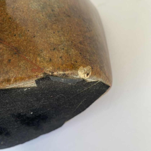 Thomas Tandi, buste de femme africaine, sculpture en pierre