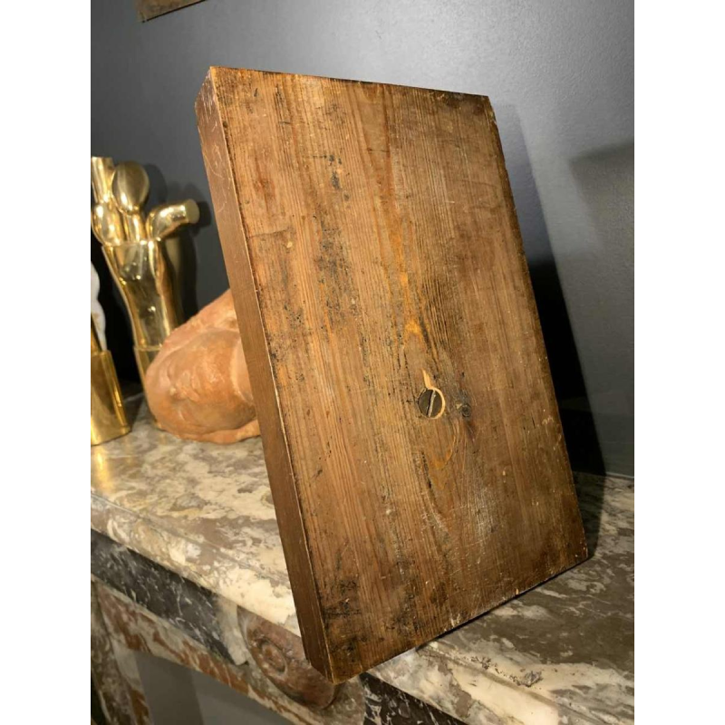 HARRY ELSTROM, Expressionist Sculpture "Naked Woman Bust", unique piece 1940