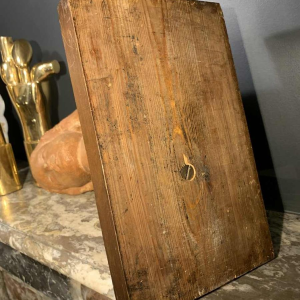 HARRY ELSTROM, Sculpture Expressionniste " Buste Femme nue " piece unique 1940