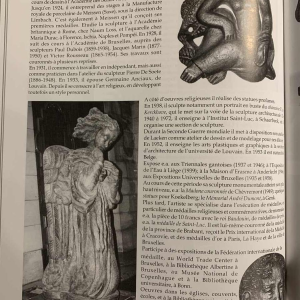 HARRY ELSTROM, expressionistische sculptuur "Naked Woman Bust" uniek stuk 1940