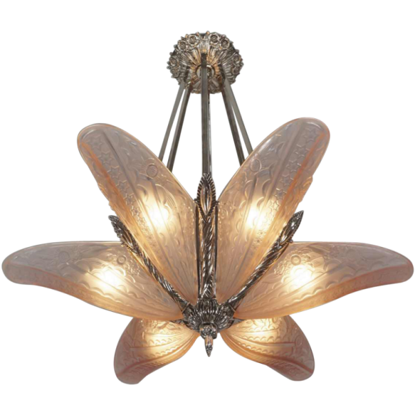 Donna : lustre art déco. France 1930
