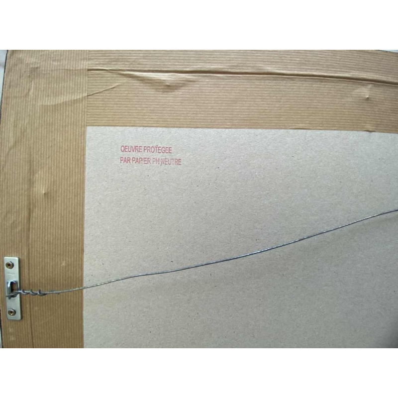 Jacques Deperthes, boslandschap, litho, 20e eeuw, realistisch