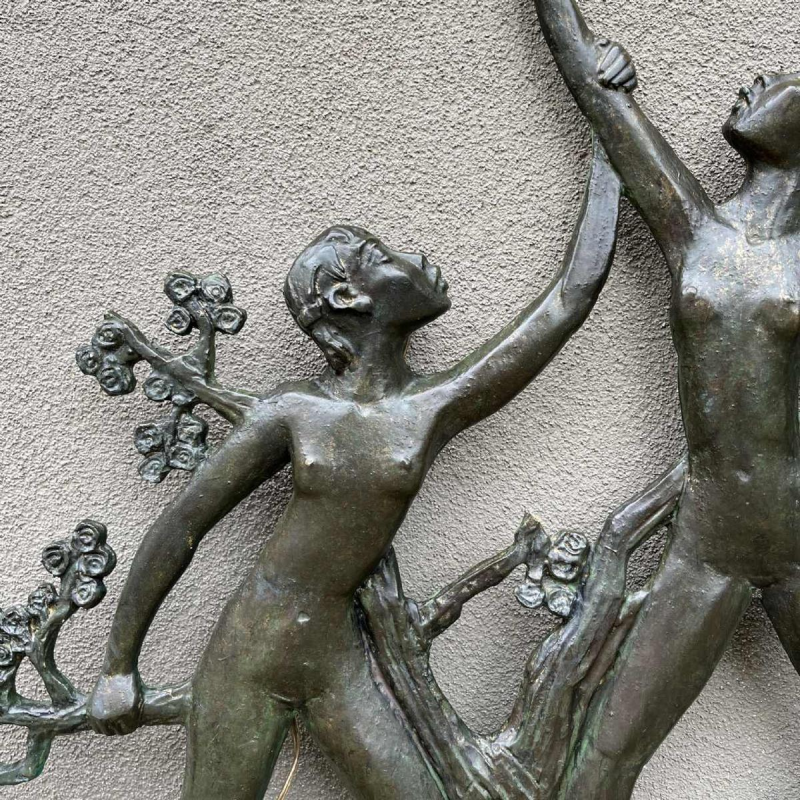 Jozef (Jos) van Acker ‘Ode to Woman (137cm)’ resin wall sculpture, ca 1960