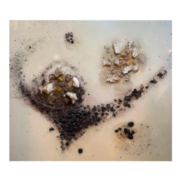 Jef Verbrak, abstract schilderij, Brutalistische gemengde techniek, circa 1970