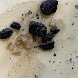 Jef Verbrak, abstract schilderij, Brutalistische gemengde techniek, circa 1970