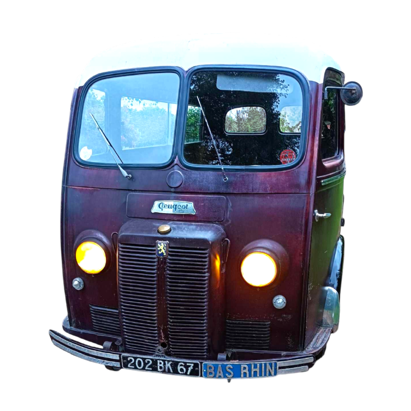 Peugeot D3A, fourgon / van / camionnette oldtimer, 1953