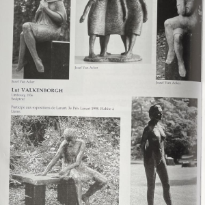 Jozef (Jos) van Acker "Ode à la femme (137cm)" sculpture murale en résine, ca 1960