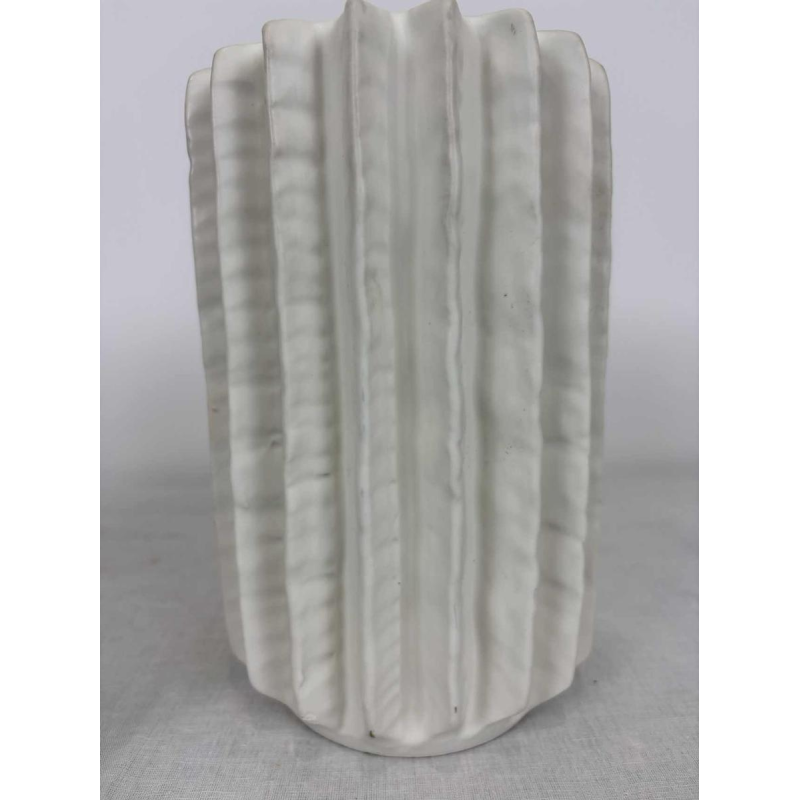 Paar sculpturale keramische vazen met matte afwerking - Italië, jaren 1980