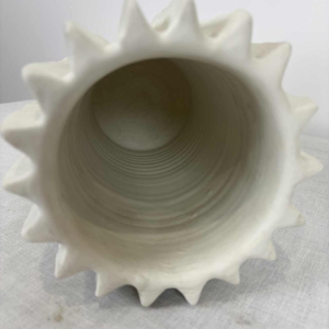 Paire de vases sculpturaux en céramique à finition mate - Italie, années 80