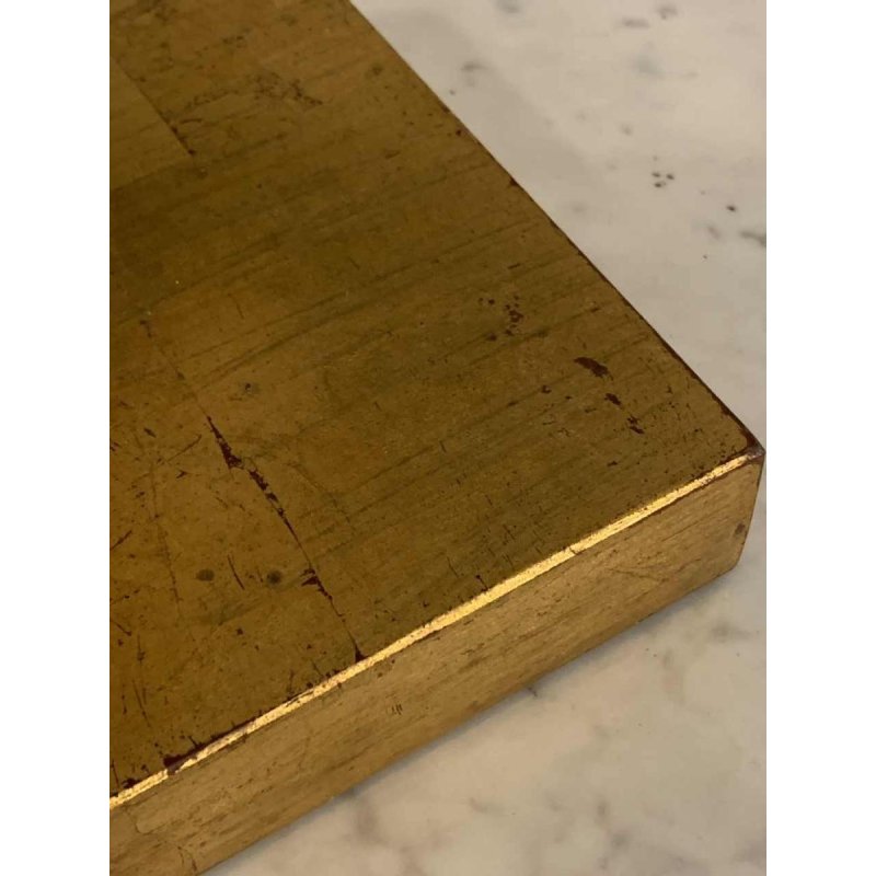 WILLY DARO (attr) Important QUARTZ Noir Fumé, Pierre Naturelle, Pied doré 1970s