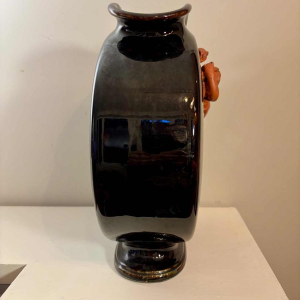 Vase en céramique émaillée Art Nouveau, circa 1900-1920