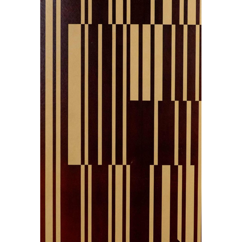 Reproduction of the "Harp" silkscreen print by Victor Vasarely in 1982