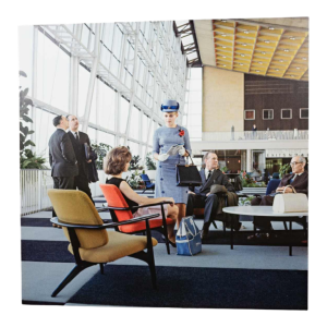 Sabena photo on vintage panel