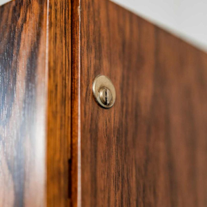 Highboard moderniste en palissandre, ca 1950/60